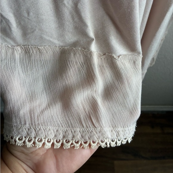 Free People Cream Star Lace  Dress with Bead Details S - Picture 9 of 16